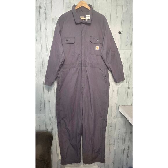 Carhartt FR Featherlight Coveralls Cat 2 NFPA 2112 Sz. L New w Defects - Picture 2 of 10